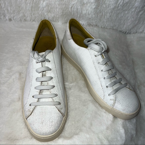 NEW Maritan Verona Distressed Leather Sneakers Mens Size 10 Made in Italy - Picture 7 of 7